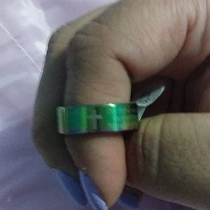 Men's weeding ring our father payer